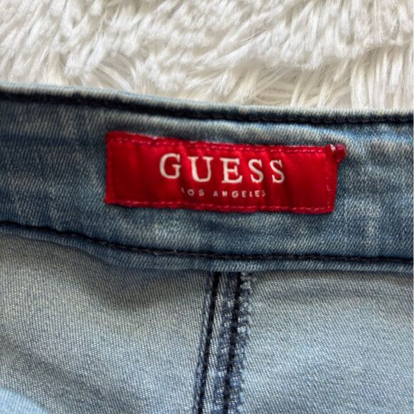 Guess Jeans Red Striped Sides Womens Size 26 - Picture 7 of 8